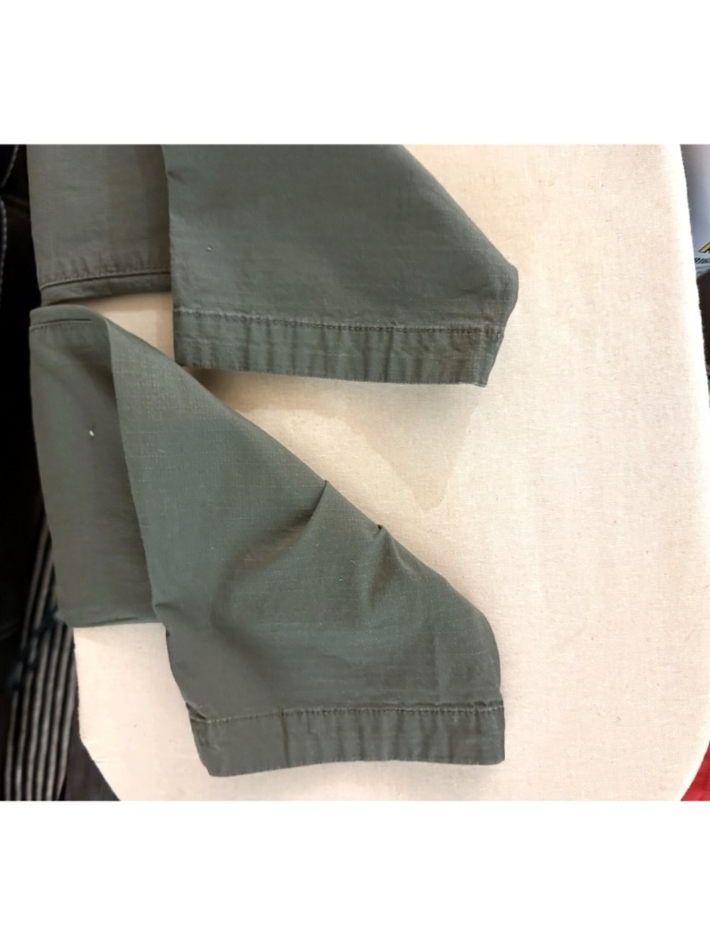 Vuori Ripstop Pant Army Green Organic Cotton Gorpcore Hiking Slim Small - Picture 7 of 8